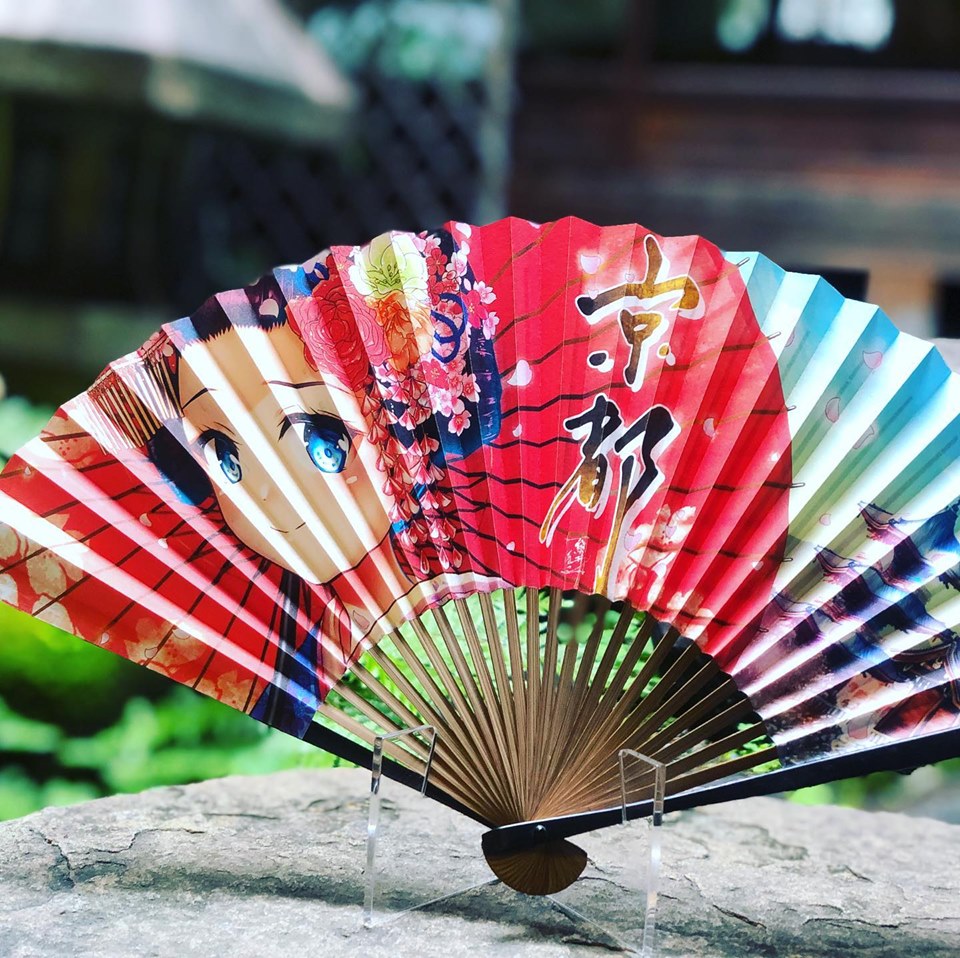 Eventail Onishi Kyosendo modèle exclusif pour Japan Expo 2019