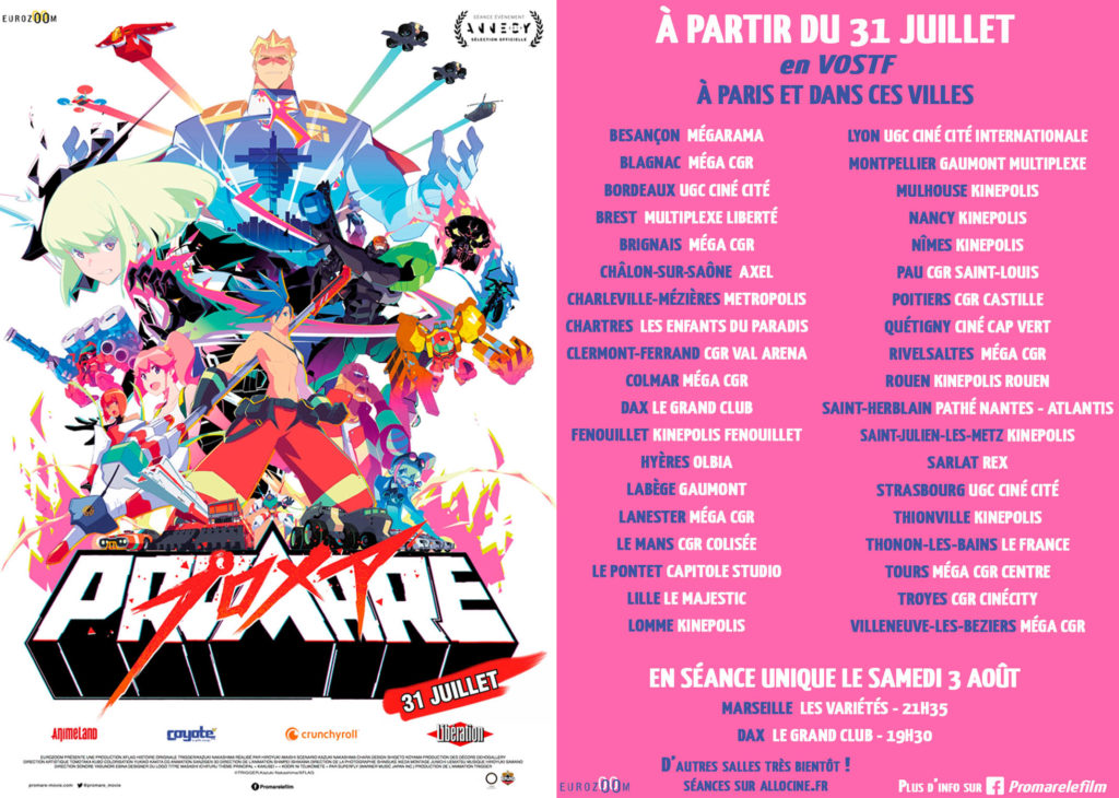 PROMARE - Salles France