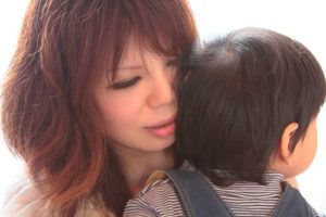 Maman et enfant japonais - 