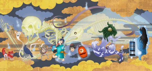 Une Yôkai et Kami dans les mangas