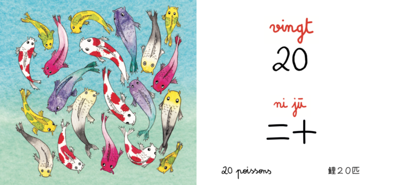 Je compte - Vingt poissons