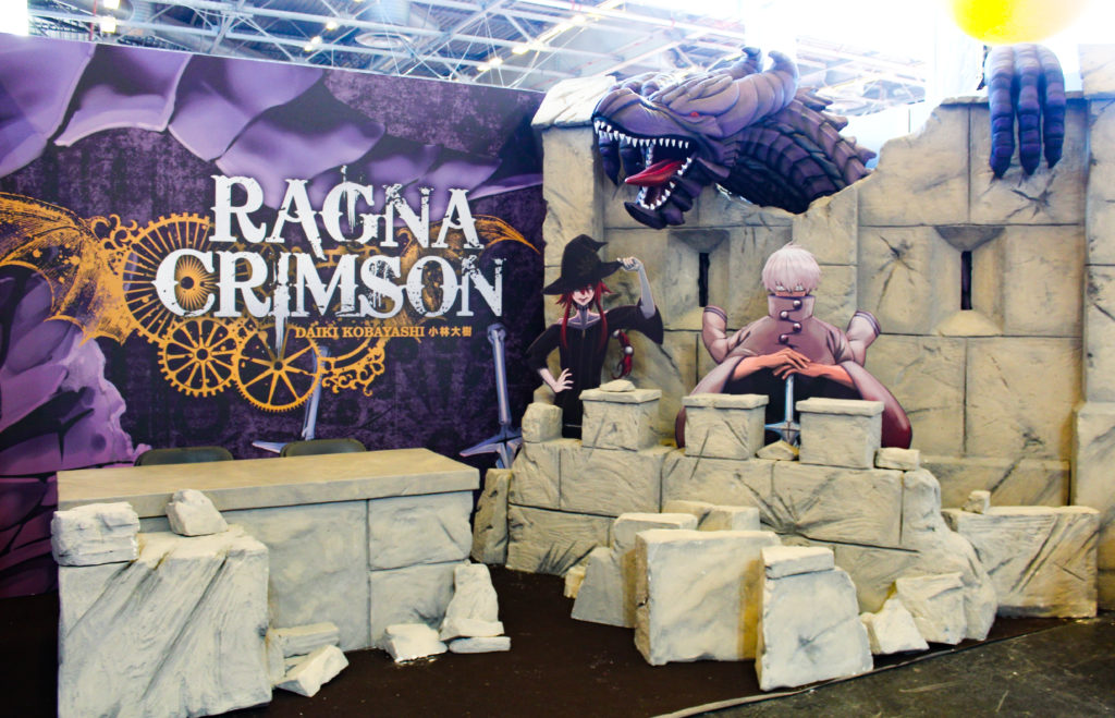 Corner Ragna Crimson sur le Stand Kana de la Japan expo 2019 / © Aurore Lopez