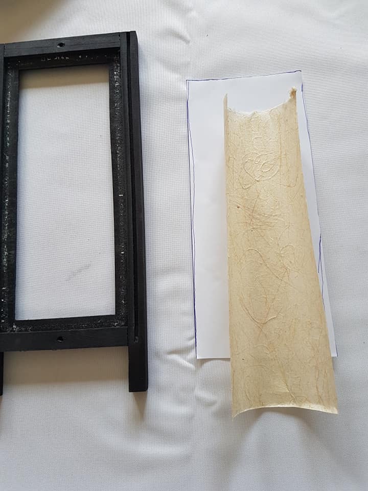 DIY lampe à pied japonaise en papier washi 4