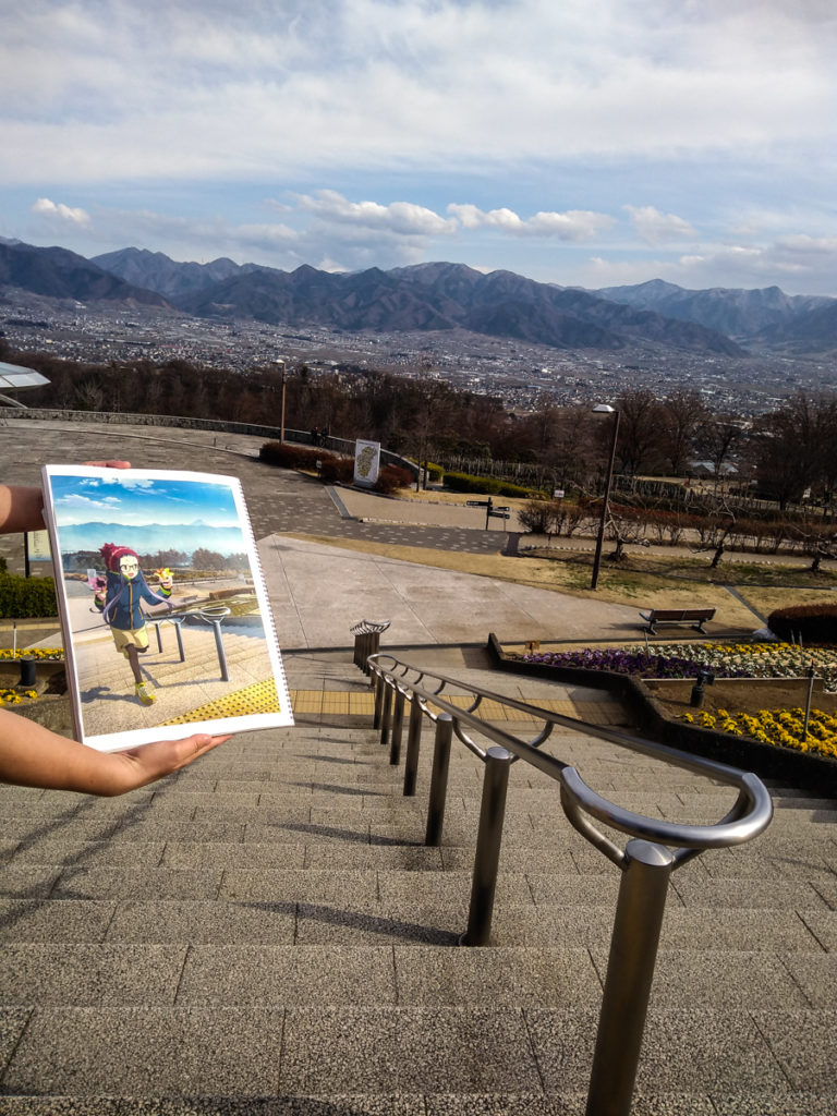 Les personnages au Fruit Park