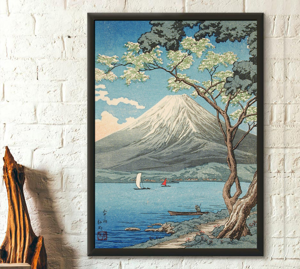 Vue du mont Fuji depuis le lac Yamanaka de Takahashi Hiroaki