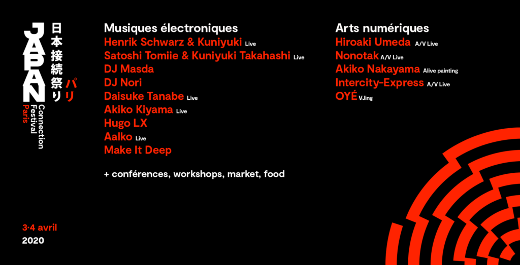 Japan Connection Festival Artistes