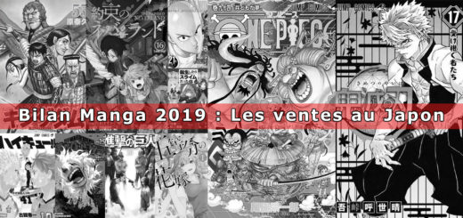 Ventes Manga Japon 2019