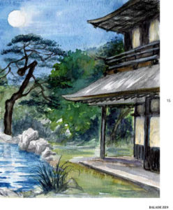 Pavillon d'argent dans Balade Zen