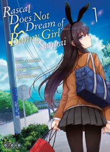 Couverture du tome 1 de Rascal Does Not Dream of Bunny Girl Senpai chez Ototo Manga