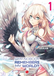 Couverture du tome 1 de Why nobody remembers my world ? chez Doki-Doki