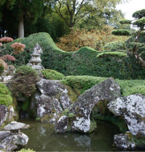 Le fuzei dans les jardins du Japon : page intérieure