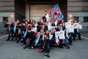 L'équipe parisienne de yosakoi