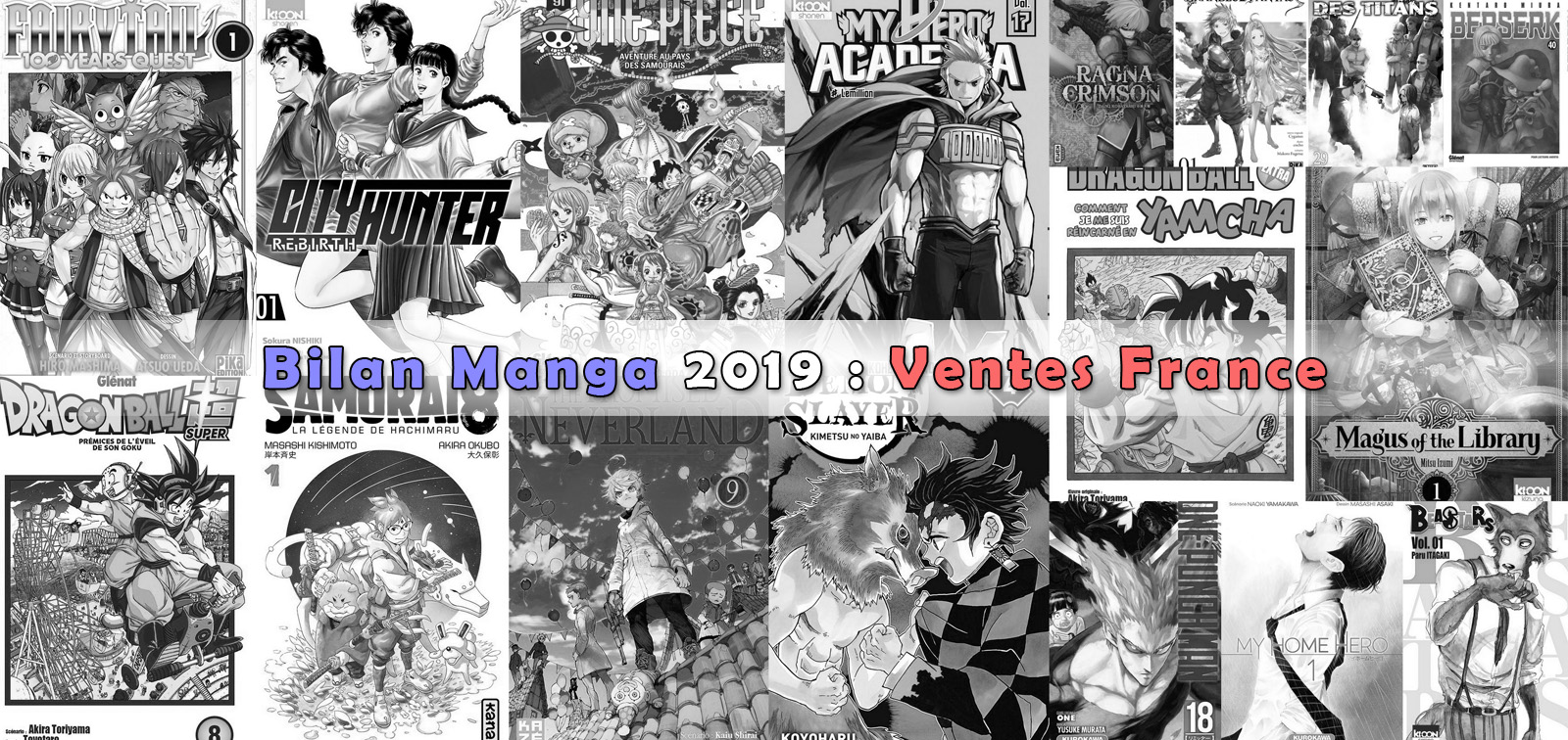 Les meilleures ventes Manga