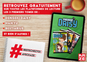 Proposition de manga chez soi sur l'offre numérique de confinement de Kazé