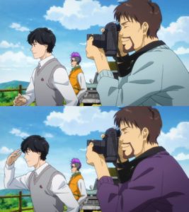 En haut : Version TV / En bas : Version Blu-Ray DVD / ©Studio MAPPA - Akimi YOSHIDA