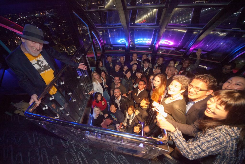 Cocktail de clôture du MAGIC Kyoto 2018 au sommet de la tour de Kyoto