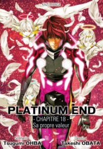 Page de chapitre de Platinum End en simultrad / ©Takeshi Obata - Shûeisha - Kazé manga