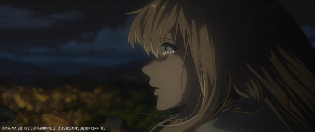 Violet Evergarden, Violet, film, larmes