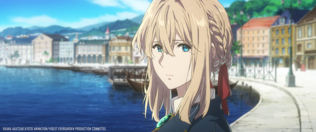 Violet Evergardeen, Eurozoom, film, Violet, regard