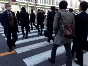 Salaryman, business japon