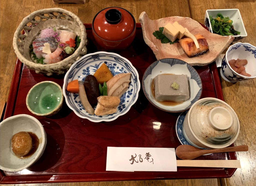 Auberge Dairoan à Niigata, set repas
