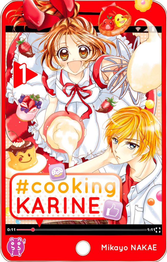 Couverture du tome 1 de Cooking Karine chez Nobi Nobi 