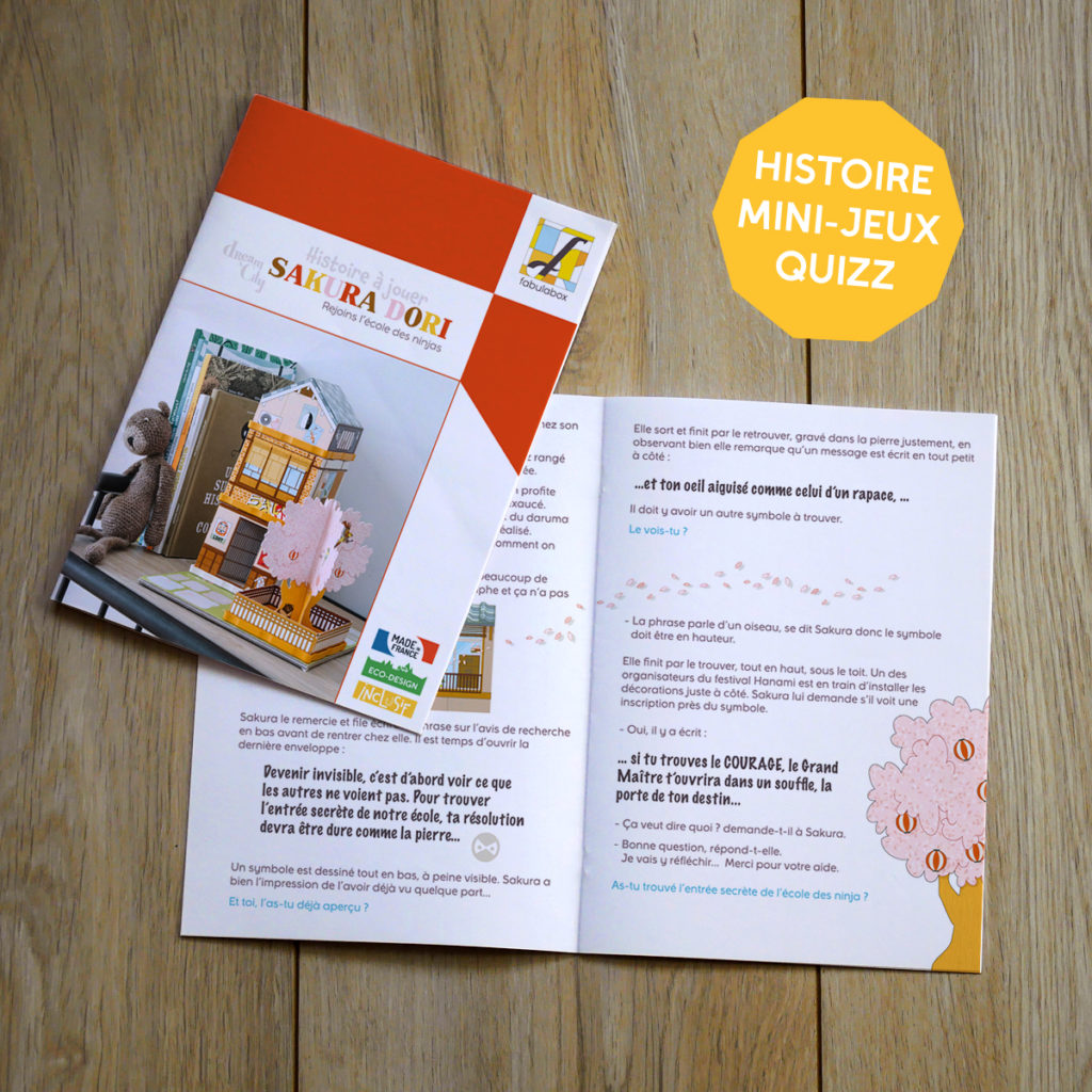 Présentation de la sakura dori chez fabulabox