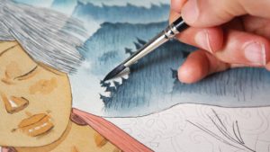 La fête des ombres, mise en peinture : photo Atelier Sento (sur leur site)