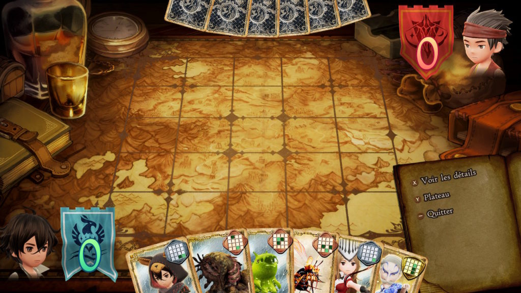 Bravely Default 2 cartes