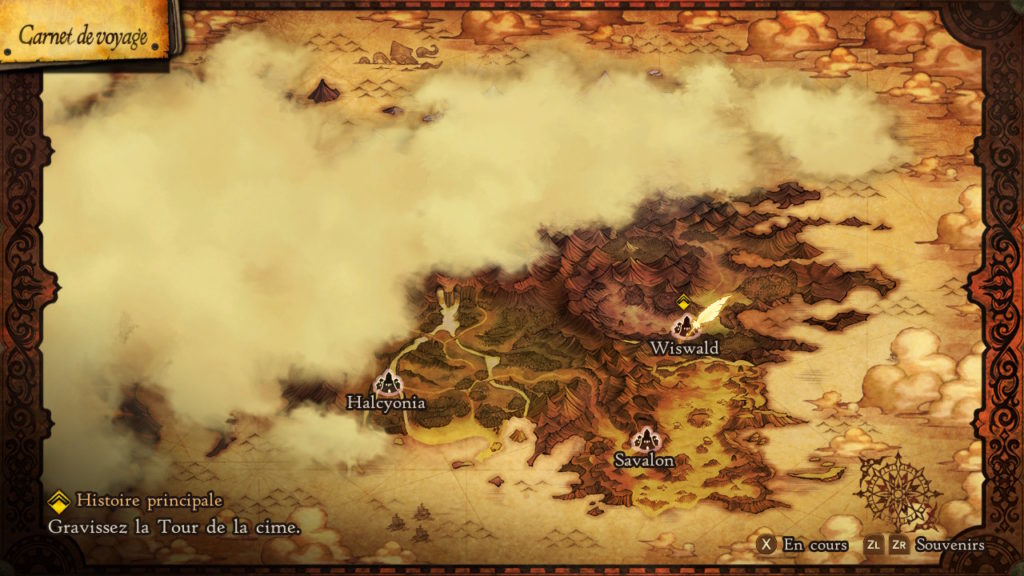 Bravely Default Map