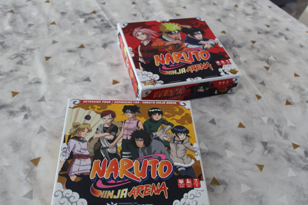Photo des deux jeux Naruto Ninja Arena