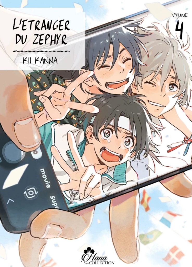 Couverture du tome 4 de L'étranger du Zéphyr chez Boy's love IDP