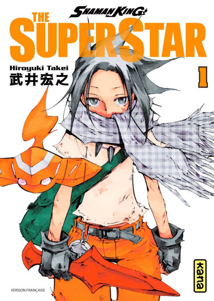 Couverture du tome 1 de Shaman King The Super Star chez Kana