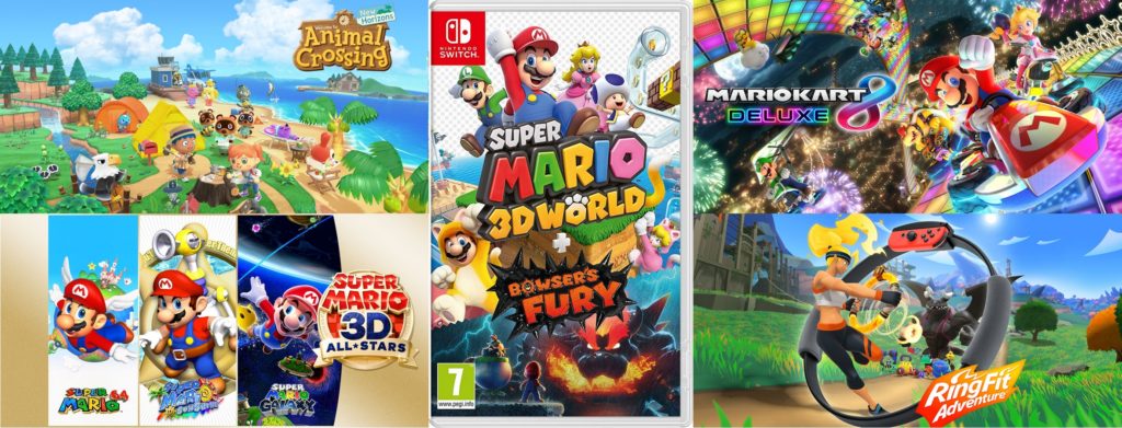 Succès sur la Switch de l'année fiscale 2021