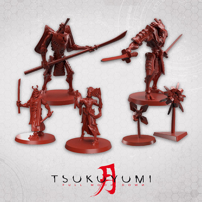 Figurines des Cybersamurai