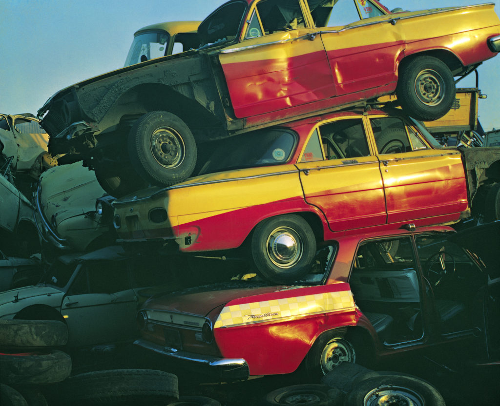 Shomei Tomatsu Taxis, Tokyo, 1967 Tirage jet d'encre, 59 x 42 cm © Shomei Tomatsu - INTERFACE