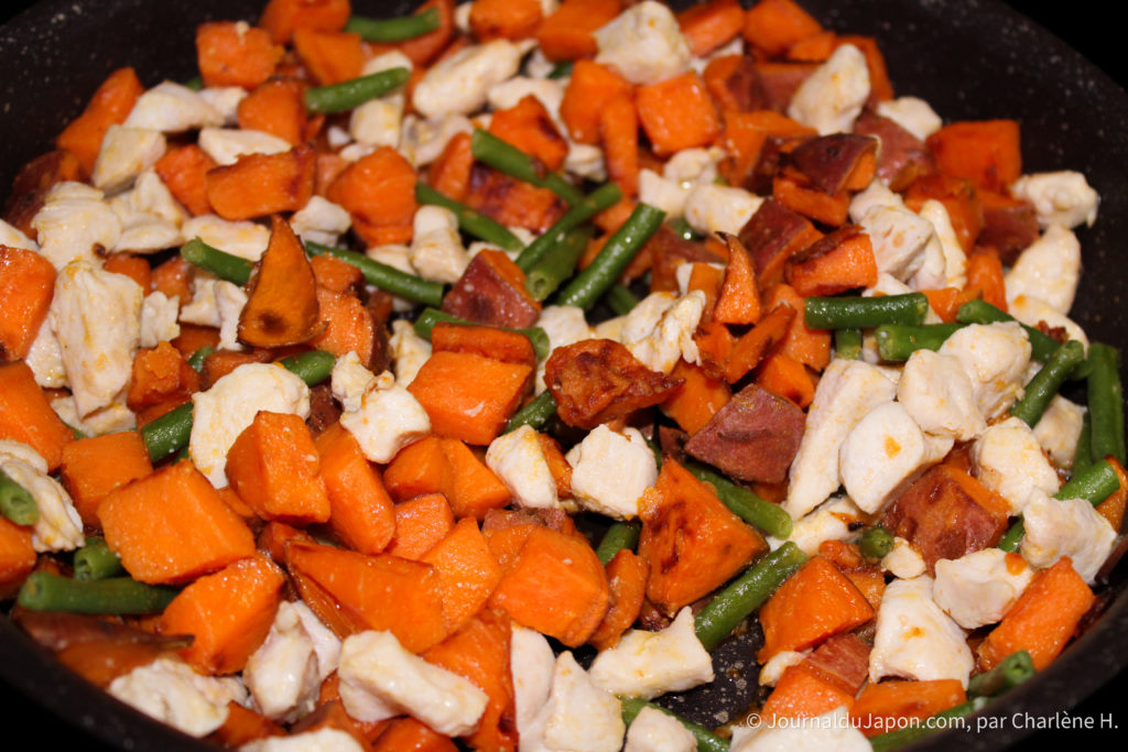 Recette du poulet à la patate douce par la wa kokoro care package