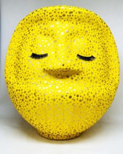 un des daruma créé par Juliette (photo fournie par Juliette)