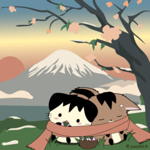 Yuzu et Mi - Mont Fuji - Yôkai Ippai