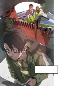 page de webtoon taifu