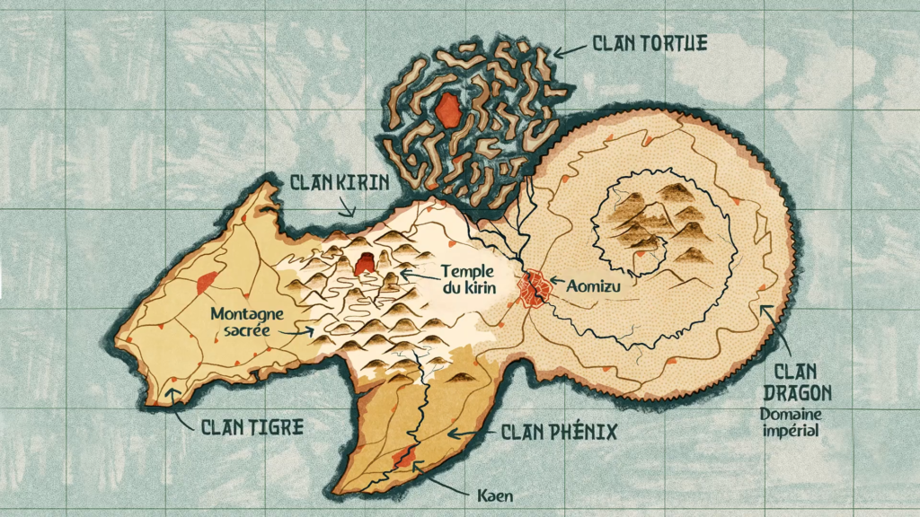 Carte de l'empire dans Porcelâme