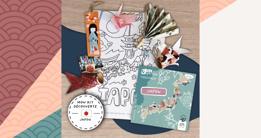 Reise til Japan med Kidi Globe Trotter kreative kit!