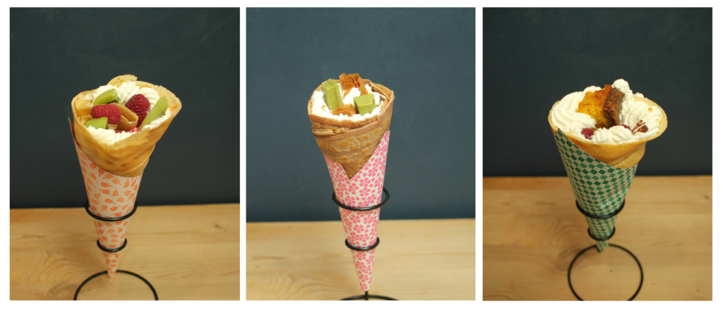 trio crêpes Harajuku