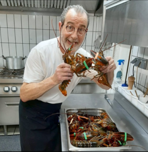 Philippe Aubron et les crustacés