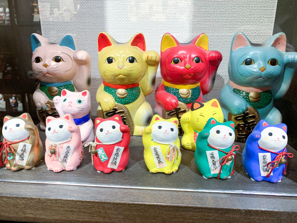Maneki neko multicolors