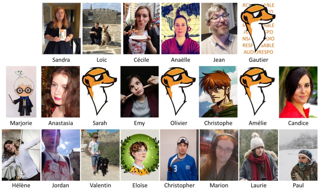 Trombinoscope de Mangomics-Access