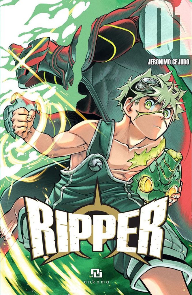 Couverture du tome 1 de Ripper chez Ankama