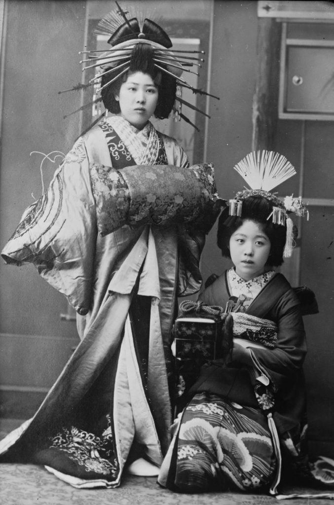 Une Oiran et sa suivante