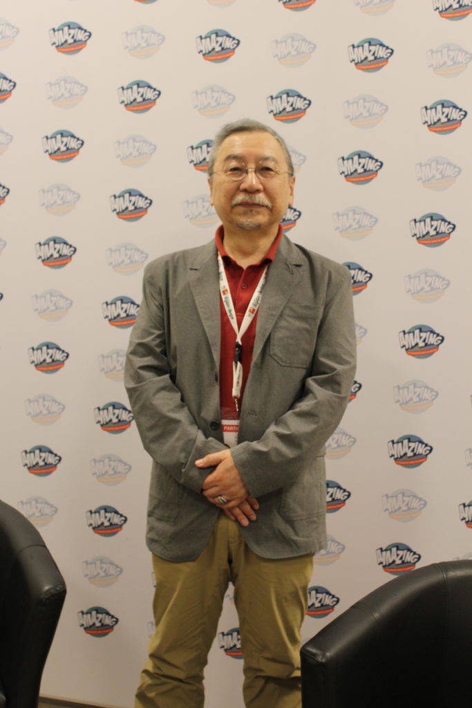 Yuji Kaida posant à Japan Expo 2022