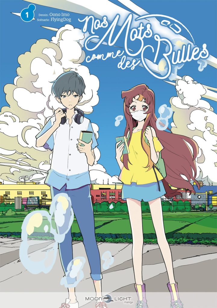 Couverture du tome 1 de Nos mots comme des bulles chez Delcourt/Tonkam